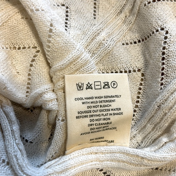 NWT Spell Lou Lou Knit Midi Skirt in Snow size small - Picture 11 of 11